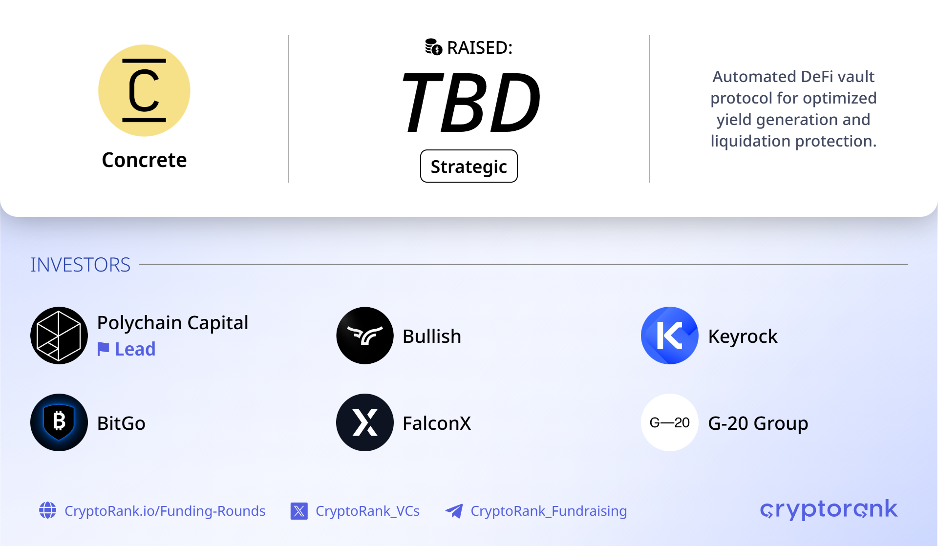 Blueprint Finance raises strategic round led by Polychain to scale Concrete’s DeFi vault infra
