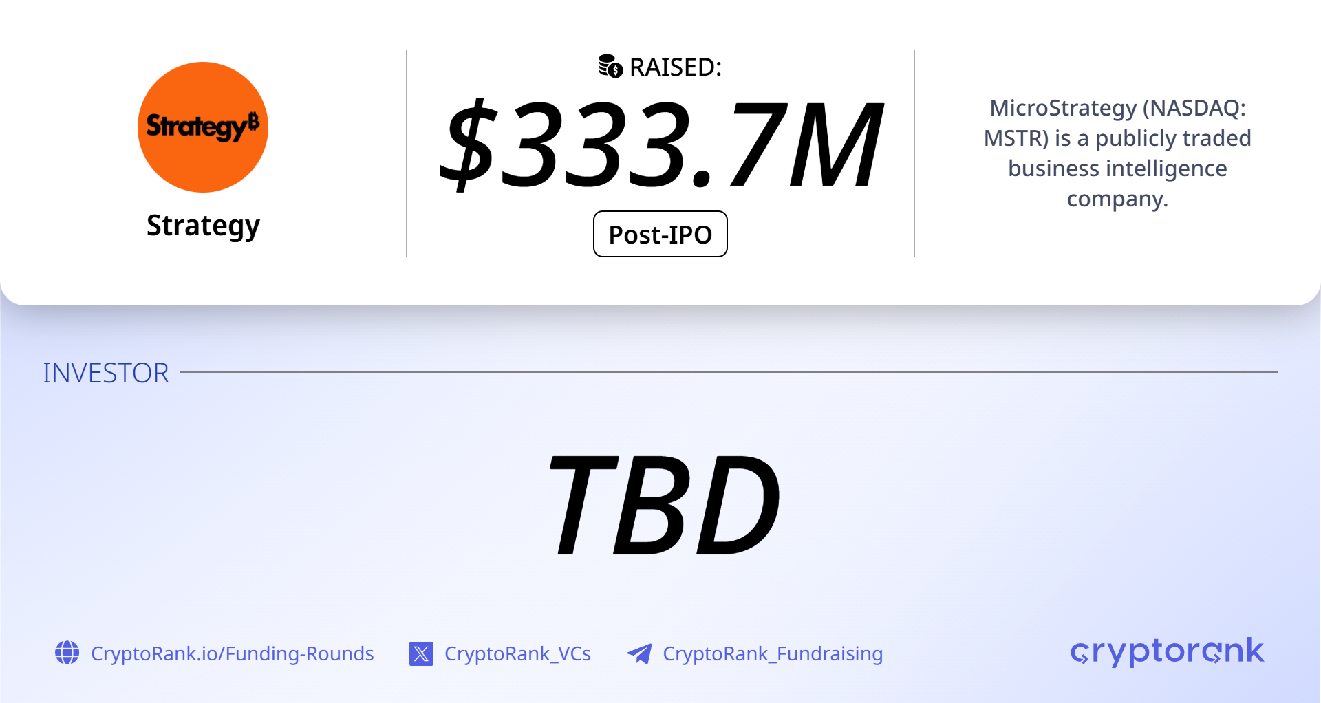 Bitcoin-Treasury-Firma Strategy verkauft $334M in MSTR-Aktien, lässt BTC-Bestand unverändert