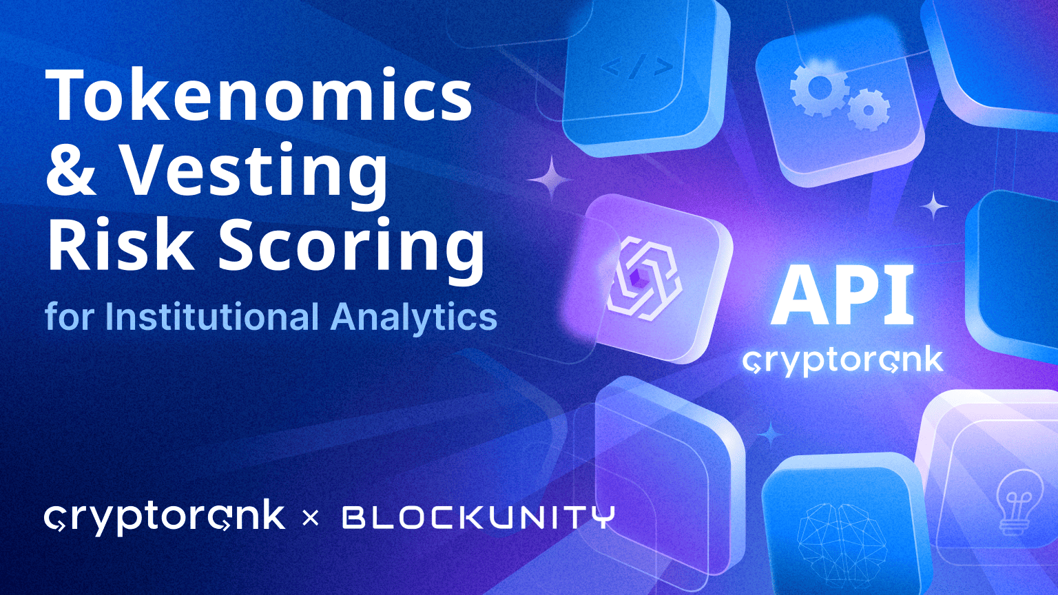 How Blockunity Uses CryptoRank API to Power Tokenomics & Vesting Risk Scores
