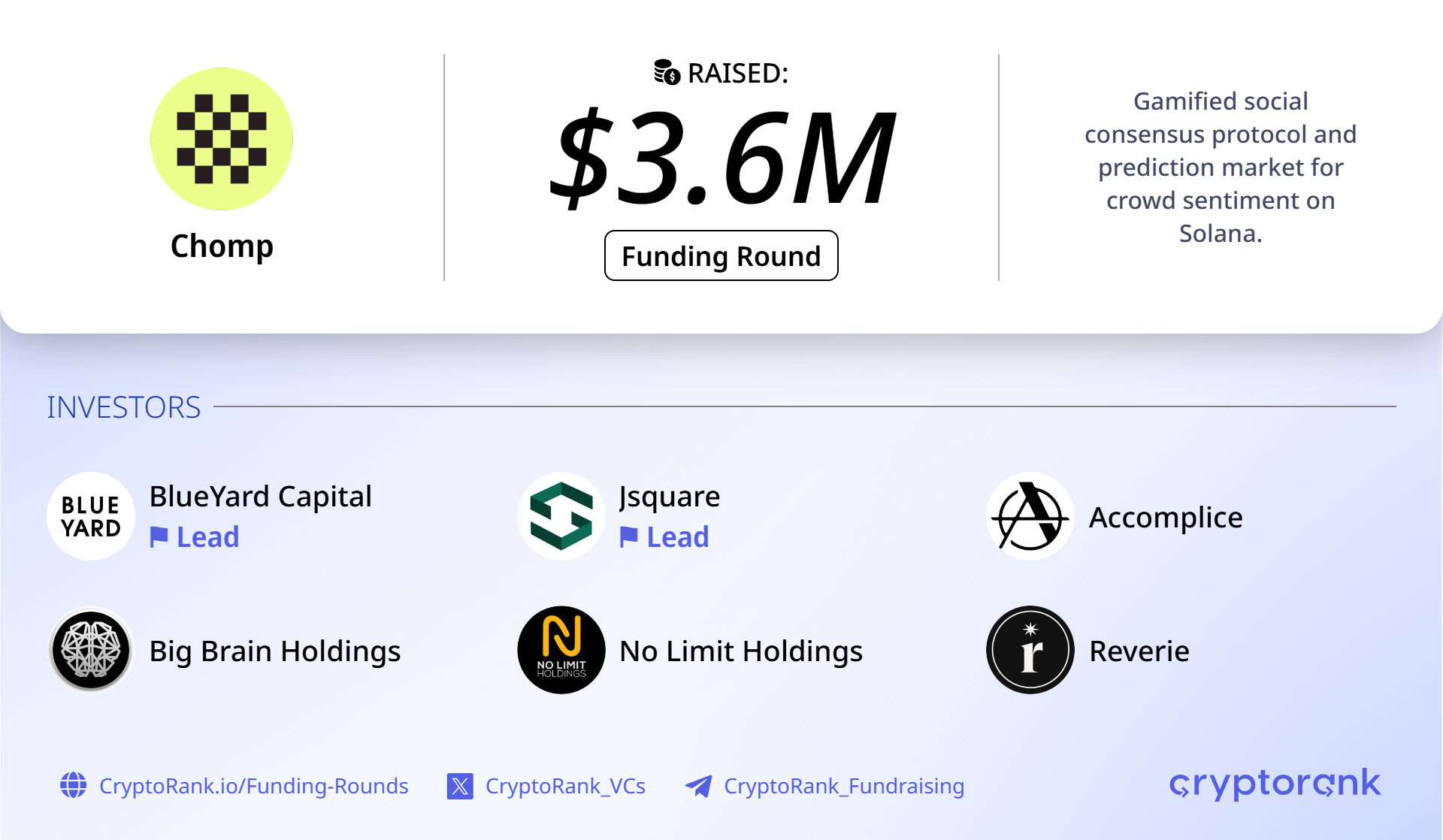 Social belief‑mapping app Chomp raises $3.6M seed for new iOS launch