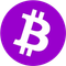 Purple Bitcoin icon